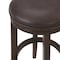 Alaterre Furniture Natick Counter Height Stool, Distressed Walnut ANNI05PDC - alternate 3